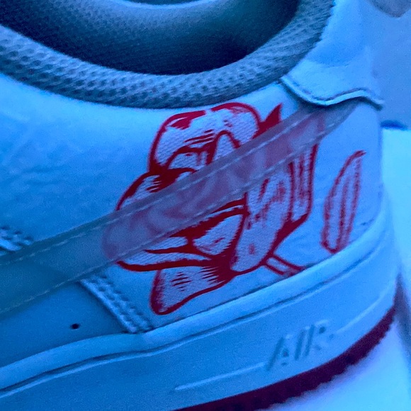 Limited Edition Red Rose AF1 - Picture 3 of 6